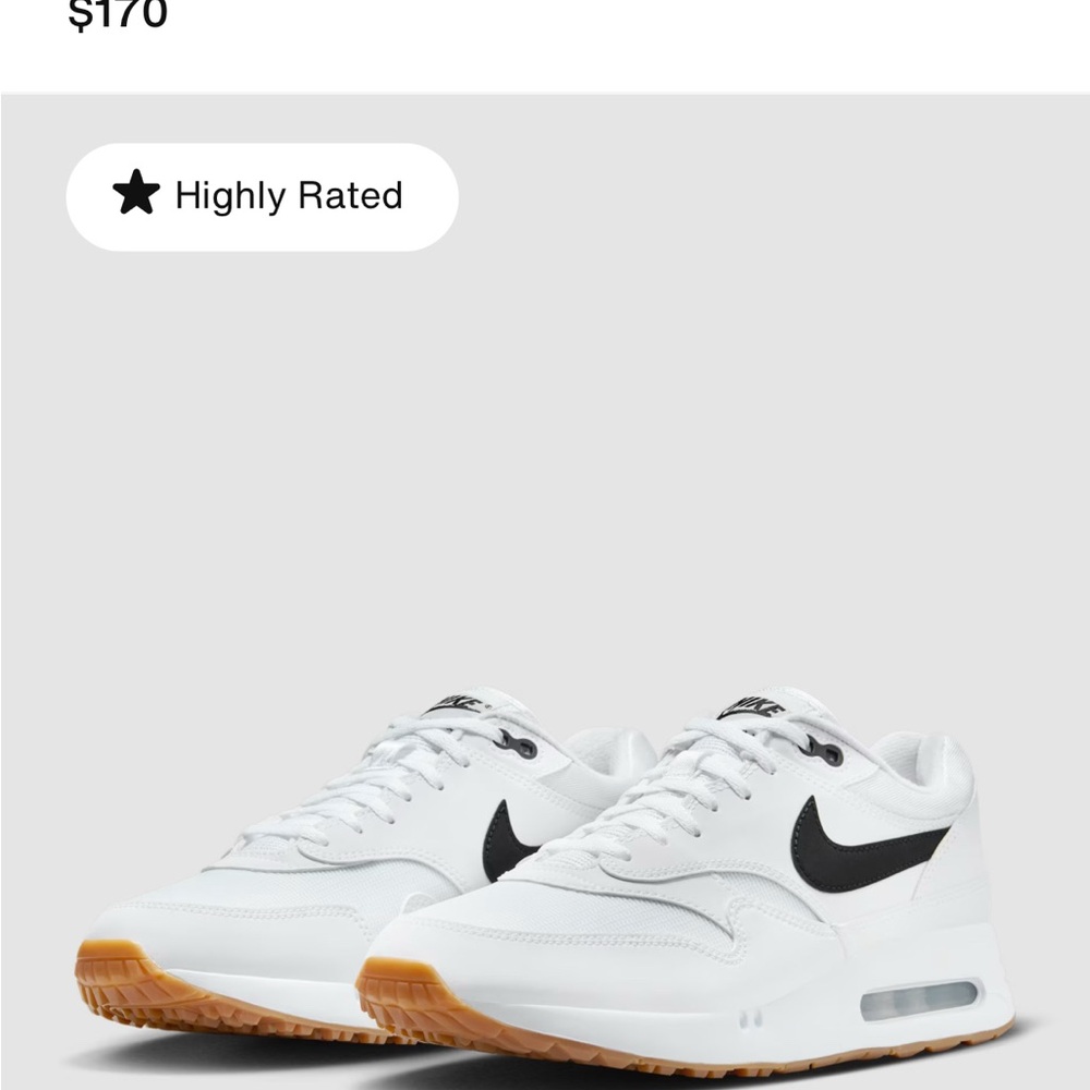 Like New Nike Men's Air Max 1 '86 OG Golf Shoes Sz 11